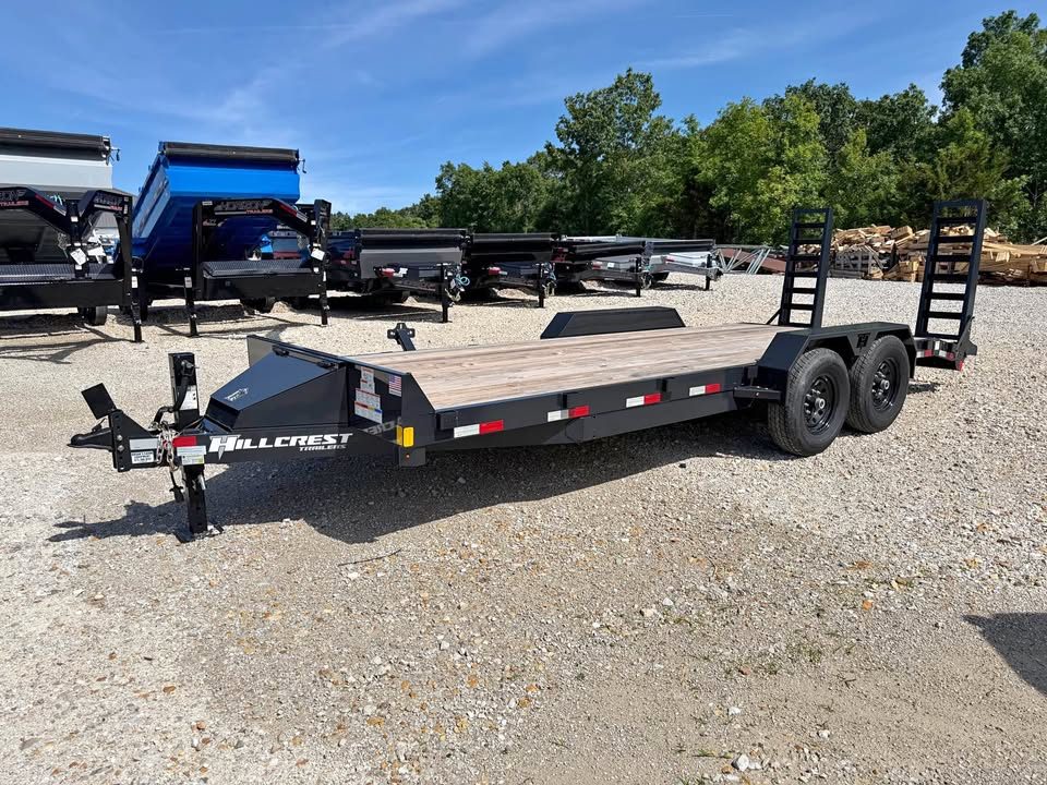 New 2026 Hillcrest 18"+2" 14k equipment trailer