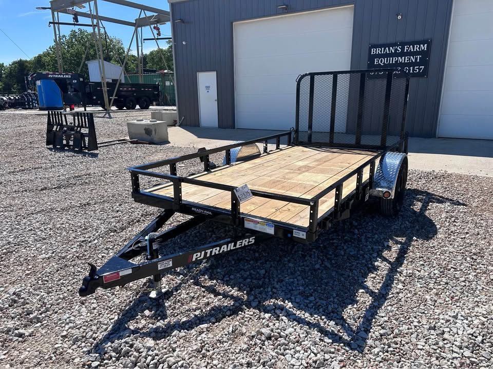 New 2026 PJ U7 utility trailer 12"x77"