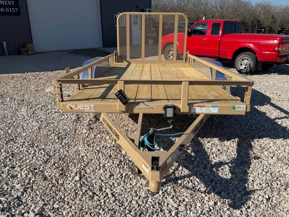 New 2026 PJ UK 14"x77" utility trailer