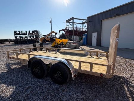 New 2026 PJ UK 14"x77" utility trailer