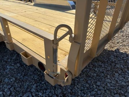 New 2026 PJ UK 18"x 77" utility trailer