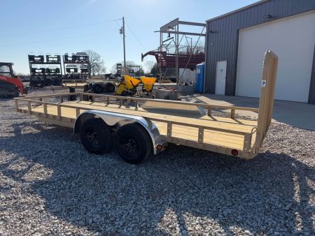 New 2026 PJ UK 18"x 77" utility trailer