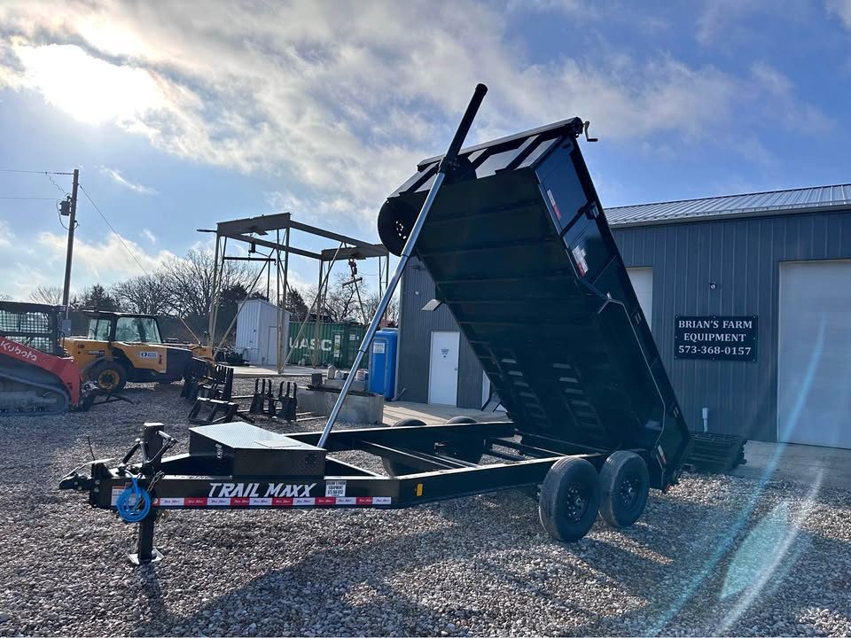 New 2026 Trail Maxx 14" dump trailer