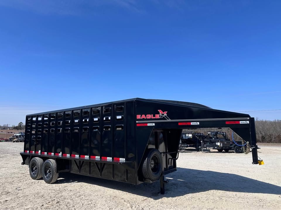 New 2026 Eagle X 20" x 6"8" stock trailer