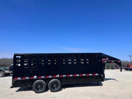 New 2026 Eagle X 20" x 6"8" stock trailer