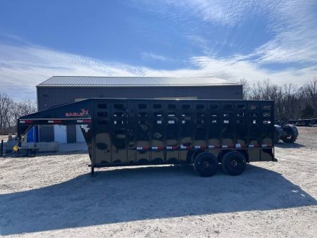 New 2026 Eagle X 20" x 6"8" stock trailer