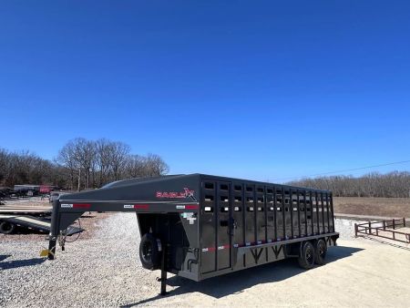 New 2026 Eagle X 24" x 6"8" stock trailer