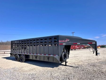 New 2026 Eagle X 24  x 6 8  stock trailer