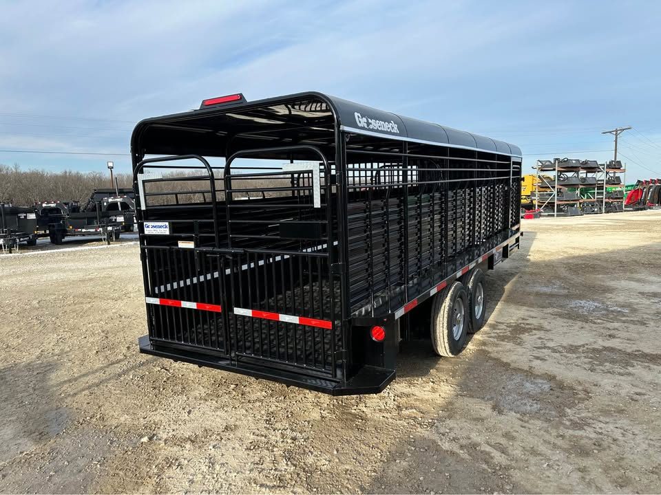 New 2026 Gooseneck 24" x6"8" stock trailer