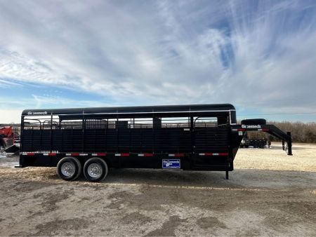 New 2026 Gooseneck 24" x6"8" stock trailer