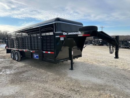 New 2026 Gooseneck 24" x6"8" stock trailer