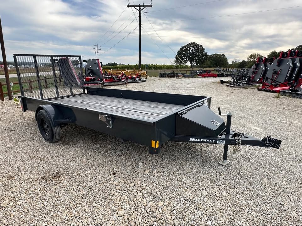 New 2024 Hillcrest 76"x14" utility trailer