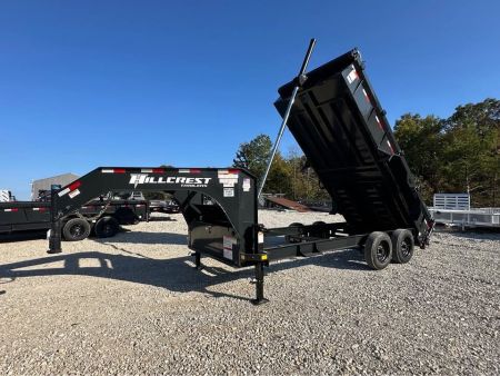 New 2026 Hillcrest  17.6k gooseneck dump trailer