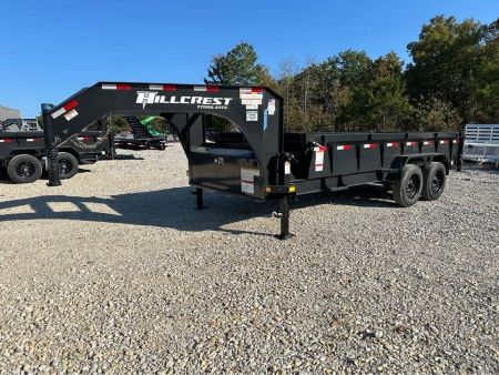 New 2026 Hillcrest  17.6k gooseneck dump trailer