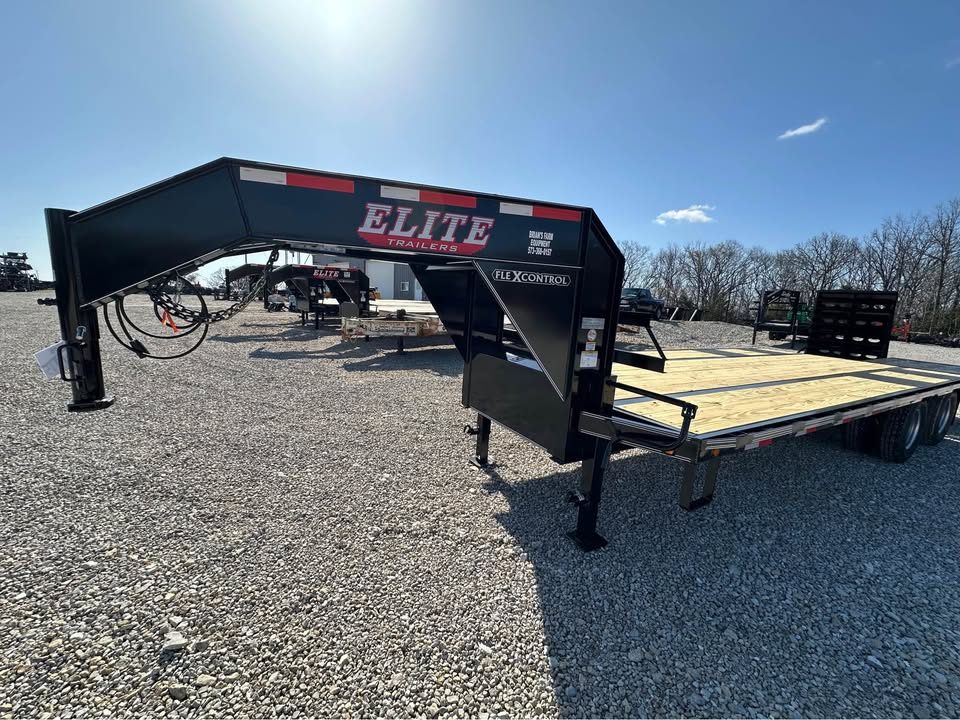 New 2025 Elite  20+5" dual tandem gooseneck