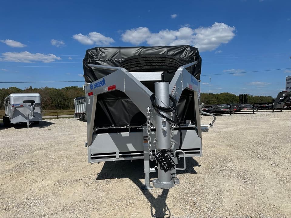New 2026 Gooseneck brand stock trailer 20"x6"8" steel stock trailer