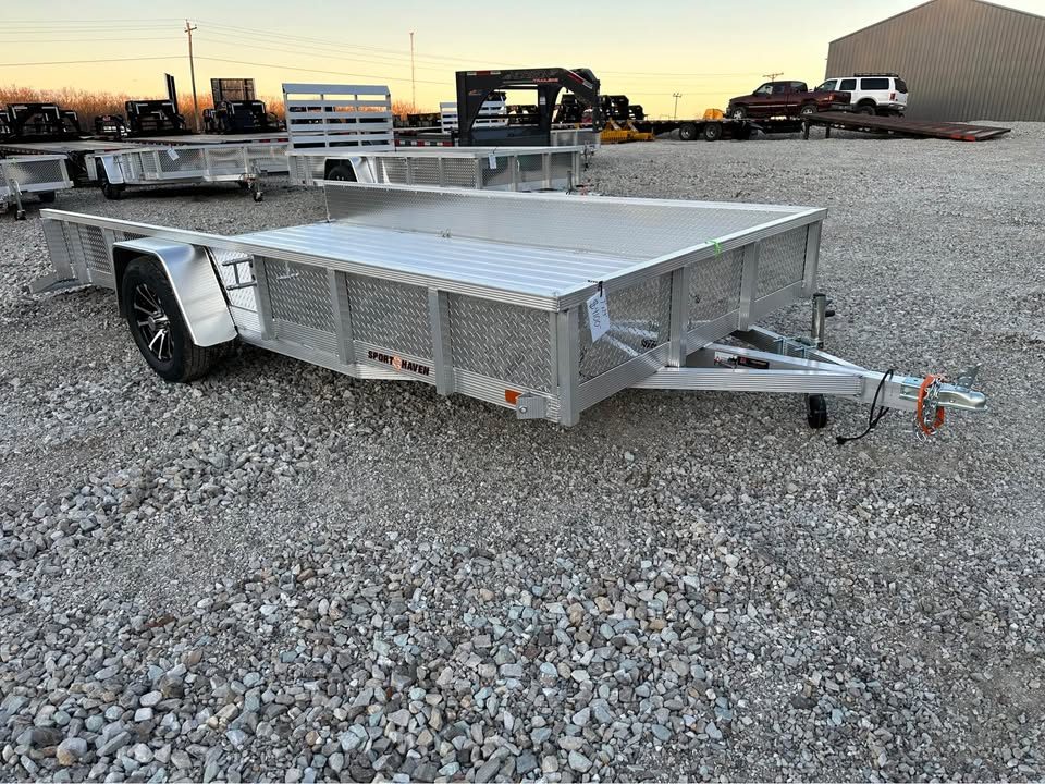 New 2025 Sport haven  7"x14" deluxe aluminum utility