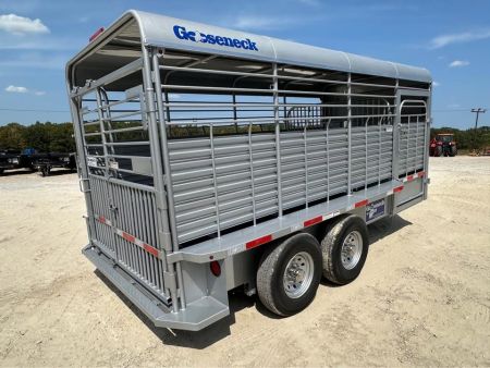 New 2026 Gooseneck stock trailers  16"x6"8" metal top
