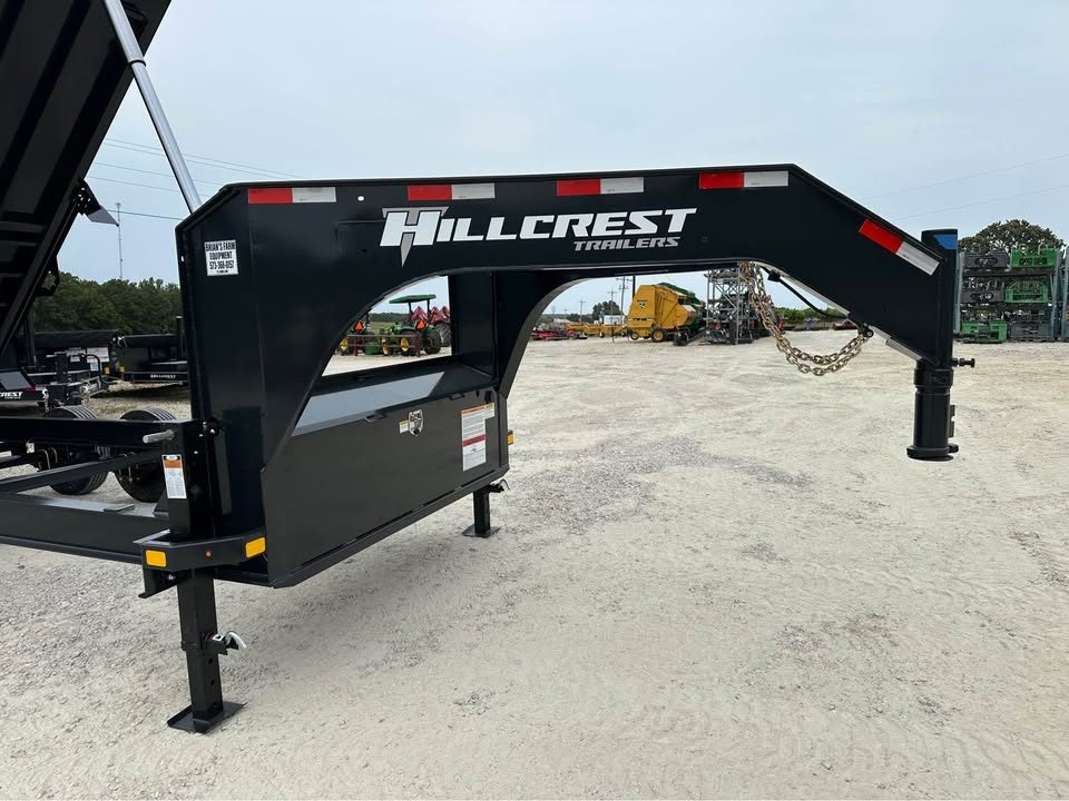 New 2026 Hillcrest  17.6K gooseneck dump trailer
