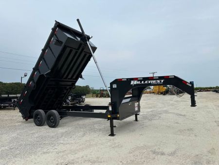 New 2026 Hillcrest  17.6K gooseneck dump trailer