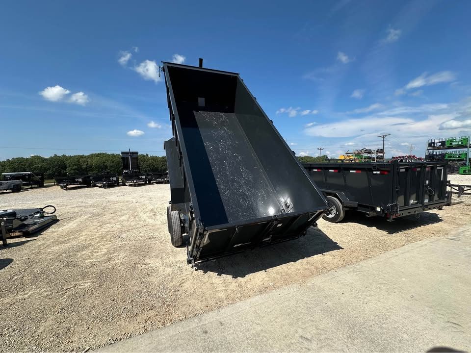 New 2026 Hillcrest 7x16" dump trailer high side
