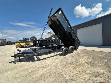 New 2026 Hillcrest 7x16  dump trailer high side