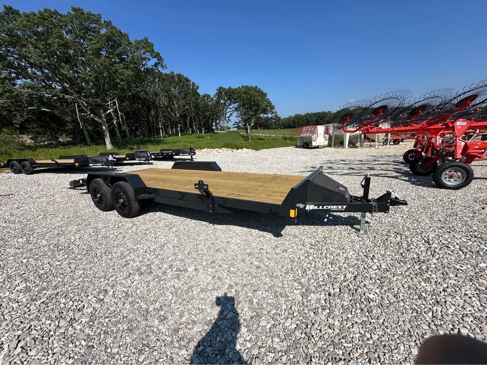 New 2026 Hillcrest 20" 10k equipment trailer