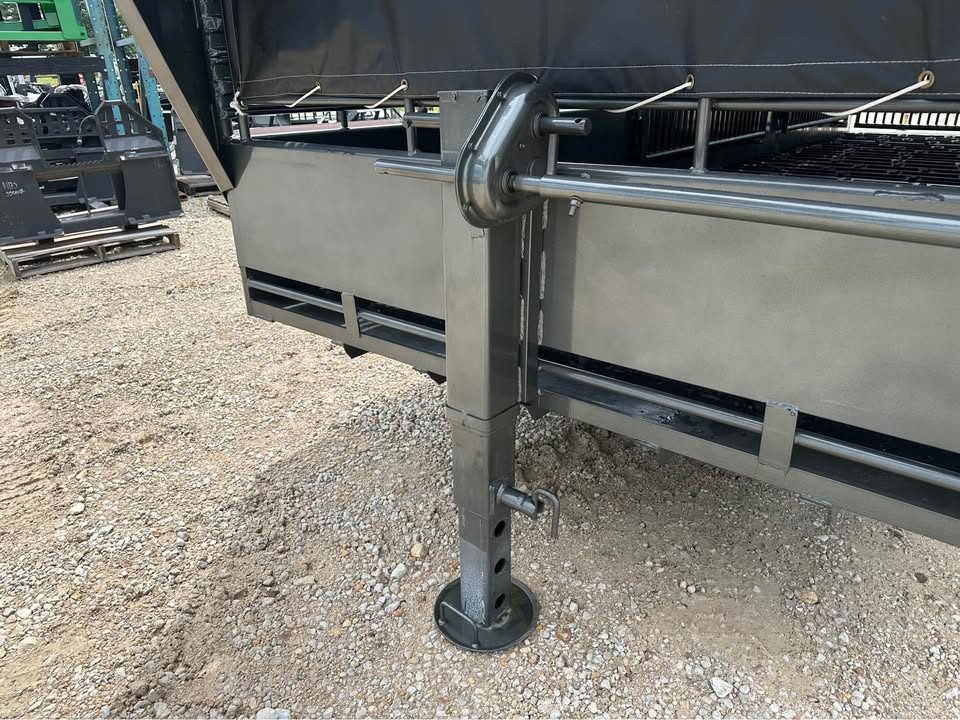 New 2026 Gooseneck brand stock trailer 24"x6"8"