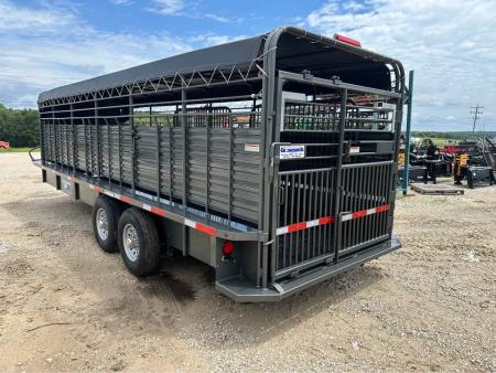 New 2026 Gooseneck brand stock trailer 24"x6"8"