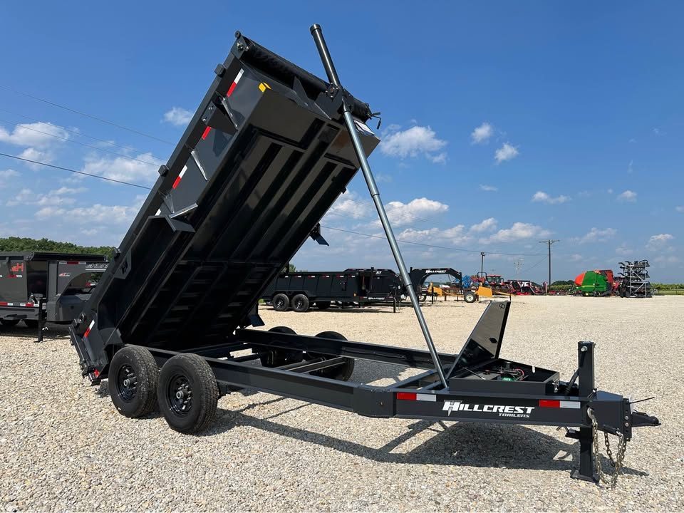 New 2025 Hillcrest 14' dump trailer 14K