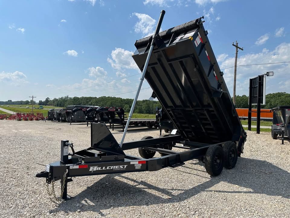 New 2025 Hillcrest 14' dump trailer 14K