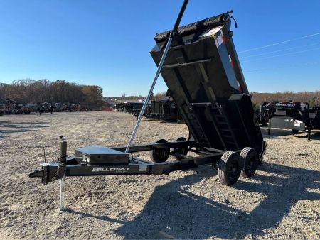 New 2025 Hillcrest 12" x72" dump trailer