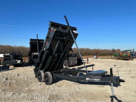 New 2025 Hillcrest 12" x72" dump trailer