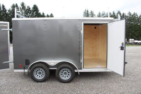 New 2027 Darkhorse Cargo DHW 7' x 12' Cargo / Enclosed Trailer - DOUBLE REAR DOOR - 7000# GVW