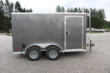 New 2027 Darkhorse Cargo DHW 7' x 12' Cargo / Enclosed Trailer - DOUBLE REAR DOOR - 7000# GVW