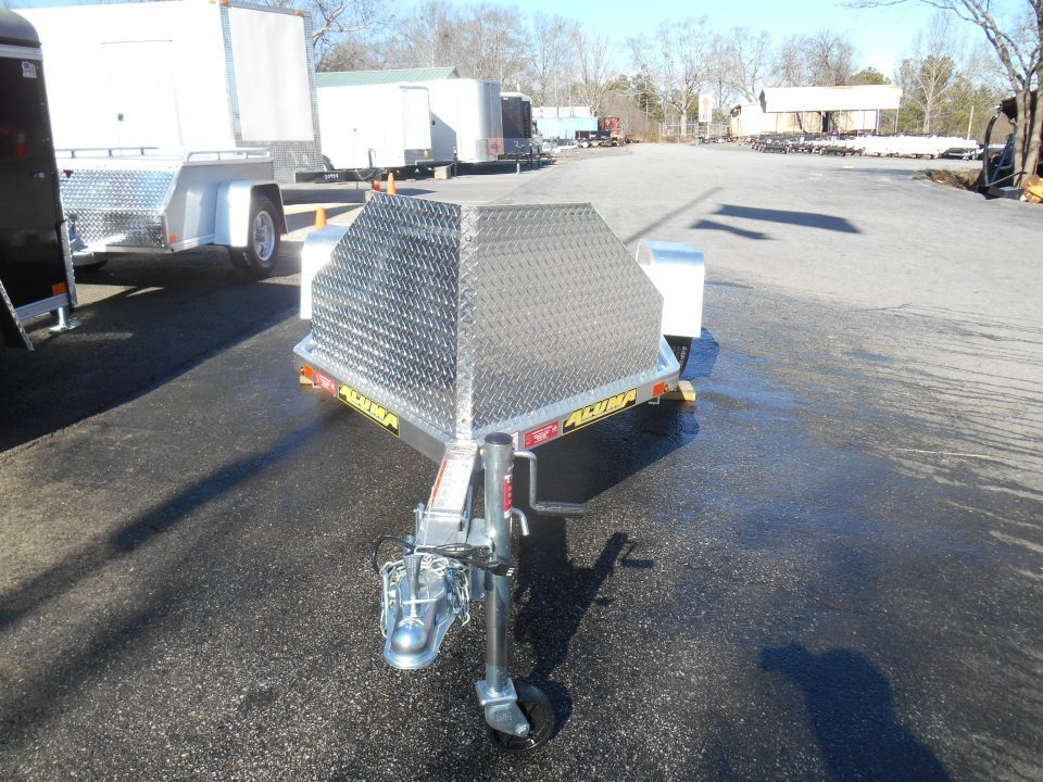 New 2027 Aluma 51" x 10.5' Motorcycle, Single Bike, MC10