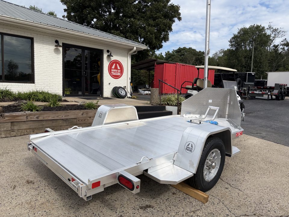 New 2027 Aluma 51" x 10.5' Motorcycle, Single Bike, MC10