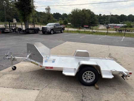 New 2027 Aluma 51" x 10.5' Motorcycle, Single Bike, MC10