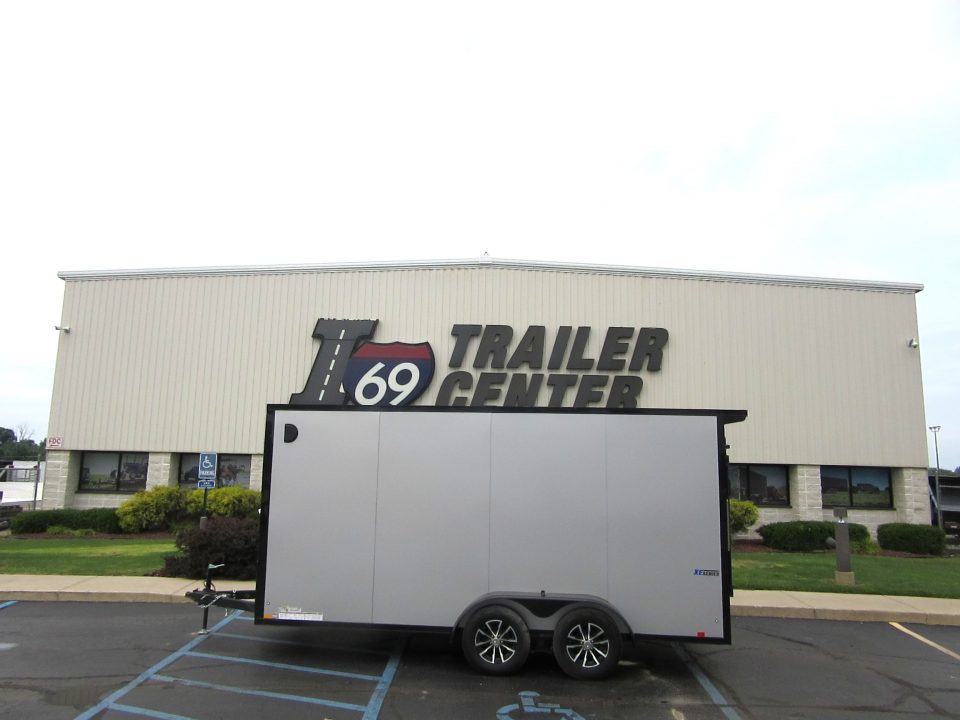 New 2026 ITI Cargo 7 x 16 KY-DX8416-070 Cargo / Enclosed Trailer 7K / Black Trim / Rear Flare