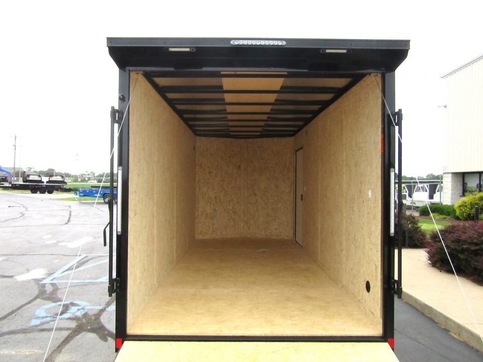 New 2026 ITI Cargo 7 x 16 KY-DX8416-070 Cargo / Enclosed Trailer 7K / Black Trim / Rear Flare