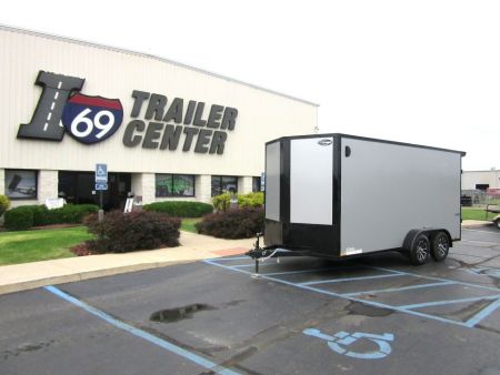 New 2026 ITI Cargo 7 x 16 KY-DX8416-070 Cargo / Enclosed Trailer 7K / Black Trim / Rear Flare