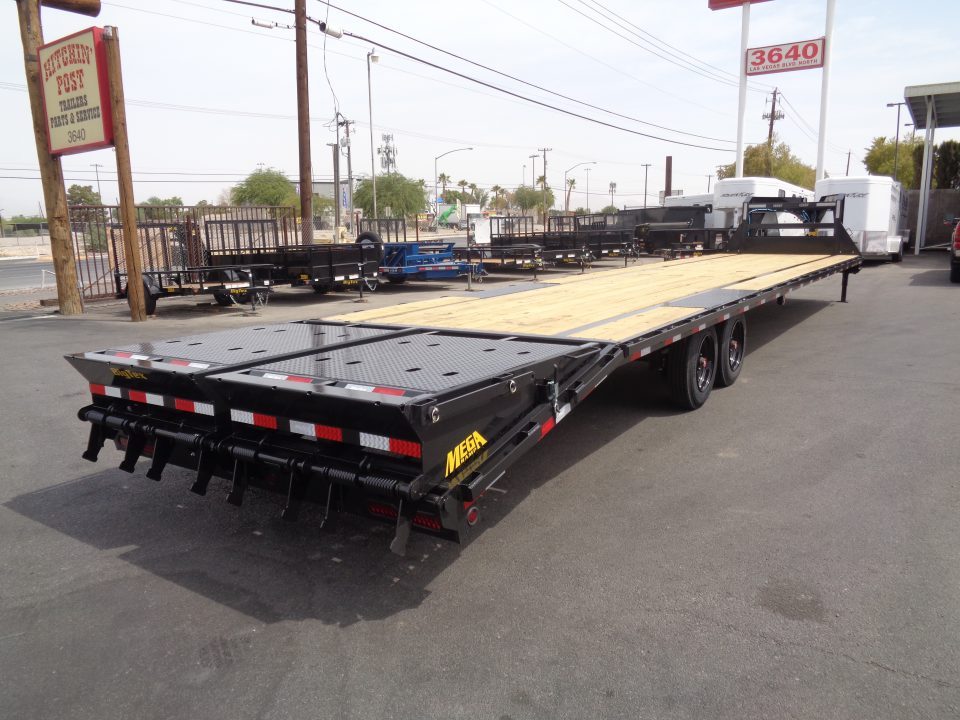 New 2027 Big Tex Trailer * 16GN-40D5A * 40ft Super Duty Single Wheel Tandem Axle Gooseneck Trailer w/ Mega Ramps *ON Order*