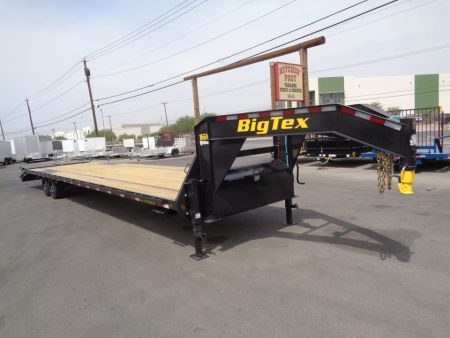 New 2027 Big Tex Trailer * 16GN-40D5A * 40ft Super Duty Single Wheel Tandem Axle Gooseneck Trailer w/ Mega Ramps *ON Order*