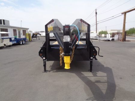 New 2027 Big Tex Trailer * 16GN-40D5A * 40ft Super Duty Single Wheel Tandem Axle Gooseneck Trailer w/ Mega Ramps *ON Order*