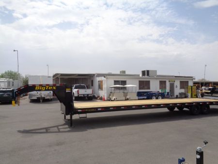 New 2027 Big Tex Trailer * 16GN-40D5A * 40ft Super Duty Single Wheel Tandem Axle Gooseneck Trailer w/ Mega Ramps *ON Order*