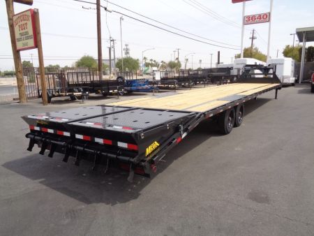 New 2027 Big Tex Trailer * 16GN-40D5A * 40ft Super Duty Single Wheel Tandem Axle Gooseneck Trailer w/ Mega Ramps *ON Order*