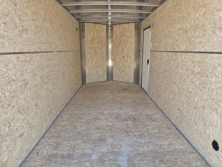 New 2027 H&H 7X14 TANDEM 7K CARGO W/BLACKOUT TRIM 7FT HEIGHT & BARN DOORS
