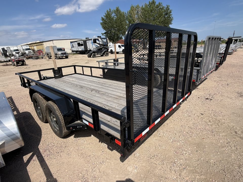 New 2026 Delco Trailers 16ft Utility Tandem Axle Trailer