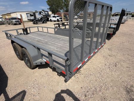 New 2026 Delco 16 ft Tandem Utility Trailer