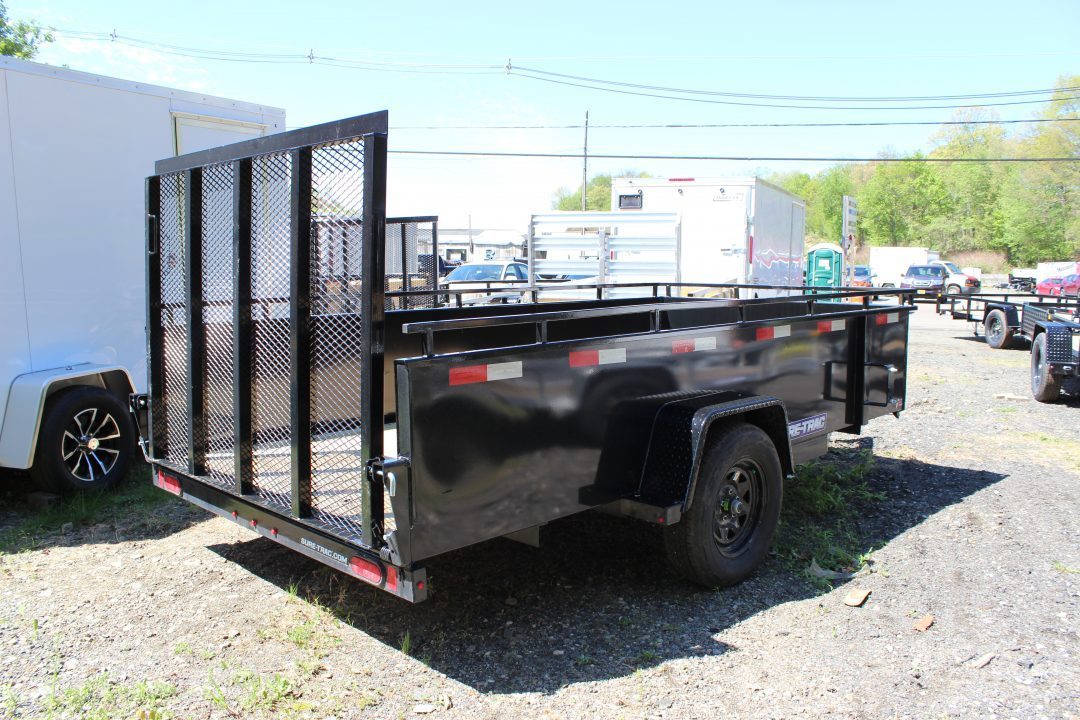 New 2027 Sure-Trac 6x12 Steel High Side Utility Trailer w/ 2ft Walls